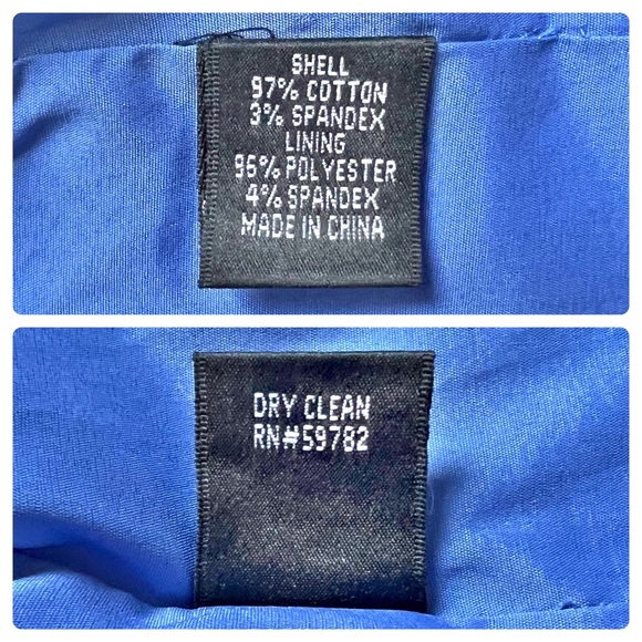 ADRIANNA PAPELL BLUE WHITE FLORAL SHEATH SLEEVELESS LINED KNEE LENGTH DR… - Picture 16 of 16